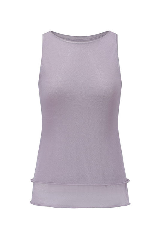SWAYING 25 Early Autumn Two-piece Tank Vest SW-SW25PF1T05C2-ZI Purple